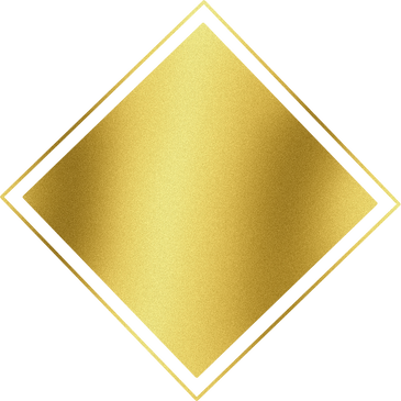 Gold square border frame